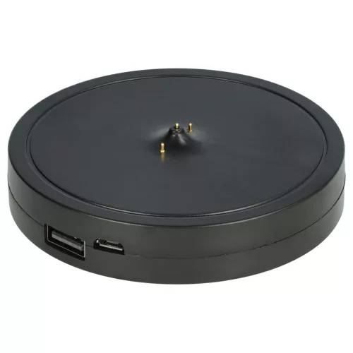 VHBW USB-Ladestation für Logitech Lautsprecher - Inklusive USB C Kabel schwarz