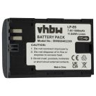 VHBW Canon LP-E6 Akku - 1600 mAh, 7,4 V, Li-Ion mit USB-C-Anschluss