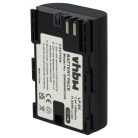 VHBW Canon LP-E6 Akku - 1600 mAh, 7,4 V, Li-Ion mit USB-C-Anschluss