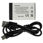 VHBW Canon LP-E17 Akku - 1000 mAh, 7,4 V, Li-Ion, mit USB C Anschluss