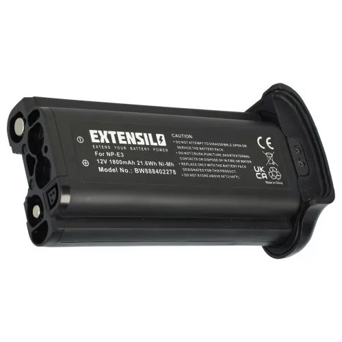 VHBW Canon 7084A002, 7084A001, NP-E3 Akku - 1800mAh, 12V, NiMH