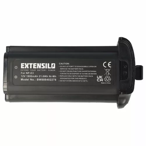 VHBW Canon 7084A002, 7084A001, NP-E3 Akku - 1800mAh, 12V, NiMH