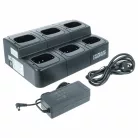 VHBW Charger and Power Adapter for Icom BP-252 Walkie Talkie - 8.4 V