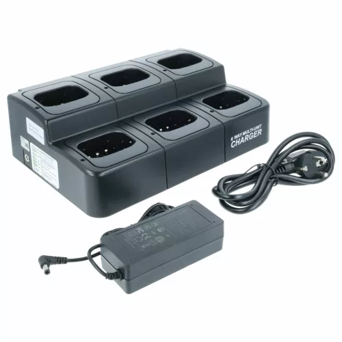 VHBW Charger and Power Adapter for Icom BP-252 Walkie Talkie - 8.4 V