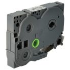 VHBW Brother TZe-MPSL31 Címkeszalag - 12 mm, Fekete-Fehér, Ezüst Csipkével