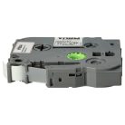 VHBW Brother TZe-MPSL31 Címkeszalag - 12 mm, Fekete-Fehér, Ezüst Csipkével