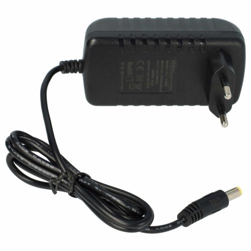 VHBW Hálózati adapter 5,5 x 2,5 mm csatlakozóval különböző elektromos eszközökhöz - 110 cm 18 V