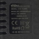 VHBW Hálózati adapter 5,5 x 2,5 mm csatlakozóval különböző elektromos eszközökhöz - 110 cm 18 V