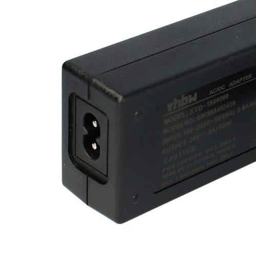 VHBW Power Adapter with 5.5 x 2.5 mm Connector for Various Electrical Devices - 200 cm 24 V