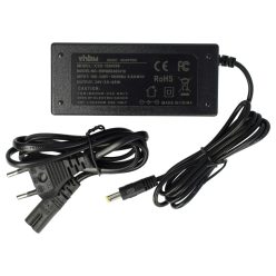   VHBW Hálózati adapter 5,5 x 2,1 mm csatlakozóval különféle elektromos eszközökhöz - 200 cm 24 V