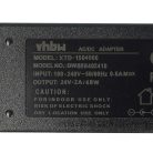 VHBW Hálózati adapter 5,5 x 2,1 mm csatlakozóval különféle elektromos eszközökhöz - 200 cm 24 V