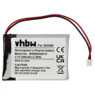 VHBW Battery 503040 - 620 mAh 3.7 V Li-polymer