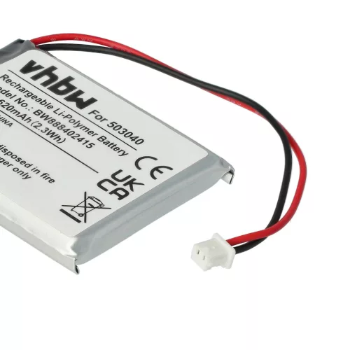 VHBW Battery 503040 - 620 mAh 3.7 V Li-polymer