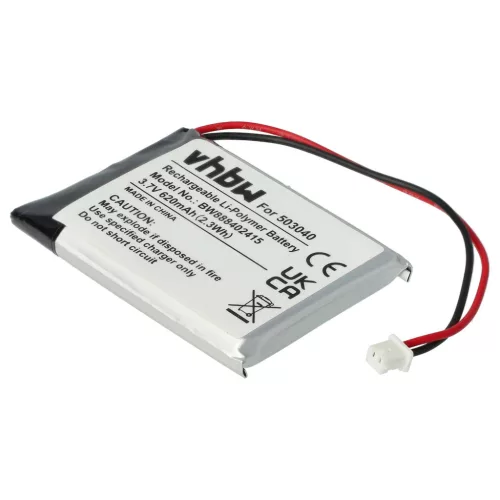 VHBW Battery 503040 - 620 mAh 3.7 V Li-polymer