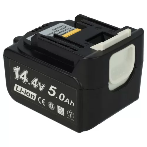 VHBW Electric Power Tool Battery Makita BL1415, 194066-1, BL1415N, 194065-3 - 5000 mAh, 14.4 V, Li-Ion Battery