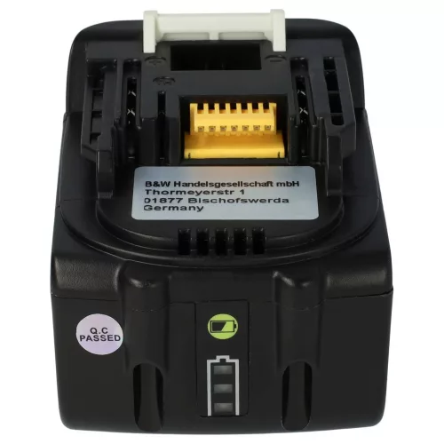 VHBW Electric Power Tool Battery Makita BL1415, 194066-1, BL1415N, 194065-3 - 5000 mAh, 14.4 V, Li-Ion Battery
