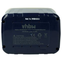   Elektromos kéziszerszámgép akkumulátor Makita 193130-5, 193128-2, 193127-4, 193131-3 - 3300 mAh, 24 V, NiMH