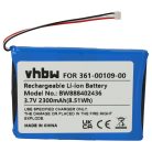 VHBW GPS Akku 361-00109-05, 361-00109-00 - 2300 mAh 3,7 V Li-Ion