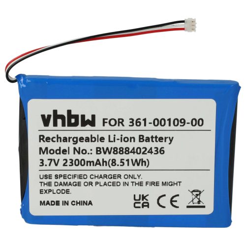 VHBW GPS Akku 361-00109-05, 361-00109-00 - 2300 mAh 3,7 V Li-Ion