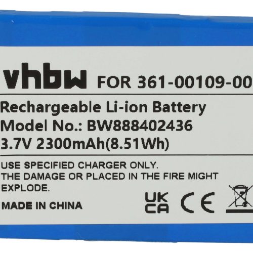 VHBW GPS Akku 361-00109-05, 361-00109-00 - 2300 mAh 3,7 V Li-Ion