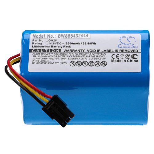 VHBW Battery for Haier GH28 - 2600 mAh, 14.8 V, Li-Ion