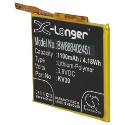  VHBW Mobile Phone Battery for Motorola KV30, SB18C40007 - 1100 mAh 3.8 V Li-Polymer