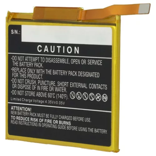 VHBW Mobile Phone Battery for Motorola KV30, SB18C40007 - 1100 mAh 3.8 V Li-Polymer