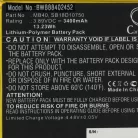 VHBW Mobile Phone Battery Motorola SB18D10750, MB40 - 3400 mAh 3.89 V Li-Polymer