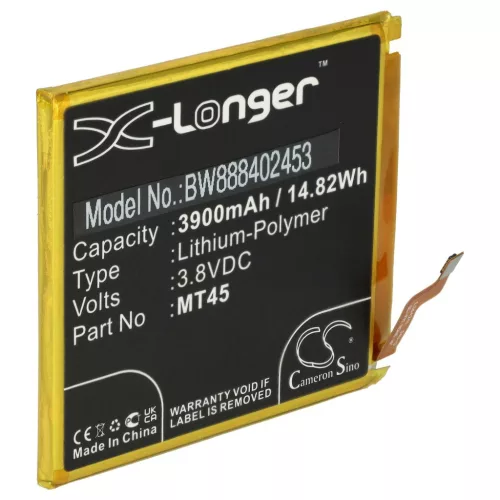 VHBW Mobile Phone Battery Motorola SB18D11084, for MT45 - 3900 mAh 3.8 V Li-Polymer