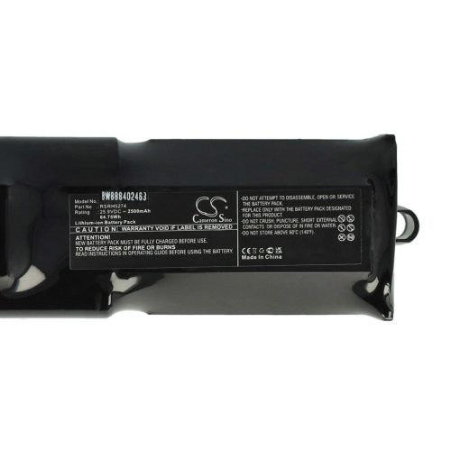 VHBW Battery for Rowenta RSRH5274 - 2500 mAh, 25.9 V, Li-Ion