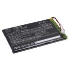 VHBW Fejhallgató erősítő elem  Sony LIS1570HNPC, SY6-hoz - 4900 mAh 3,7 V Li-polimer