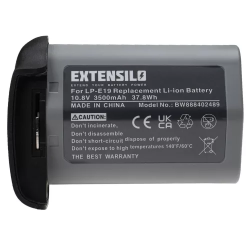 VHBW Canon LP-E19 Akku - 3500 mAh, 10,8 V, Li-Ion