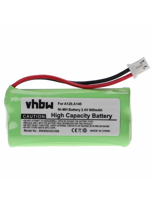 Vezetékes telefon akku 55AAAHR2BMX, 220436C1, 41AAAH2BMX, 220382C1 - 800 mAh 2,4 V NiMH