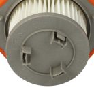 VHBW 1x Kärcher 6.414-034.0 Patronenfilter, Orange / Weiß / Hellgrau