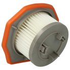 VHBW 1x Kärcher 6.414-034.0 Patronenfilter, Orange / Weiß / Hellgrau