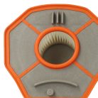 VHBW 1x Kärcher 6.414-034.0 Patronenfilter, Orange / Weiß / Hellgrau