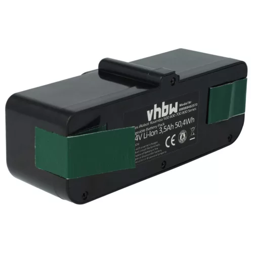VHBW Akku für iRobot 2130LI, 1800LI, 4376392, 4374392, 4502233, 4462425 - 3500 mAh, 14,4 V, Li-Ion