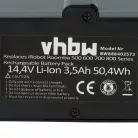 VHBW Akku für iRobot 2130LI, 1800LI, 4376392, 4374392, 4502233, 4462425 - 3500 mAh, 14,4 V, Li-Ion
