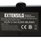 VHBW Akkumulátor iRobot 2130LI, 1800LI, 4502233, 4376392, 4462425, 4374392 típusokhoz - 6000 mAh, 14,4 V, Li-Ion