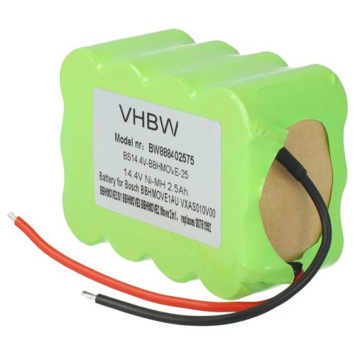 VHBW Akku Bosch GPRHC18SV007, FD8901, GP180SCHSV12Y2H, 00751992 - 2500 mAh, 14,4 V, NiMH