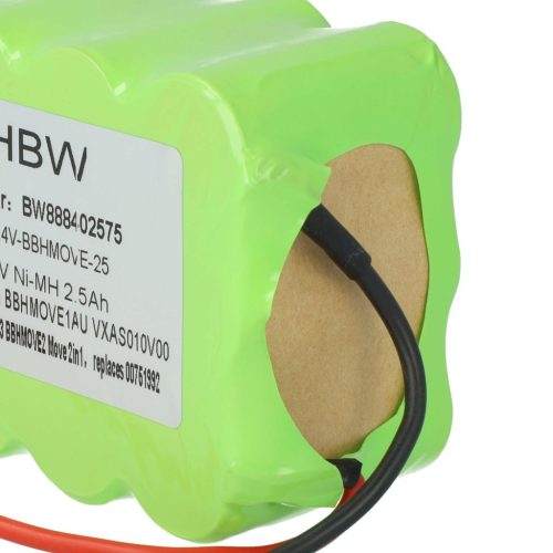 VHBW Akku Bosch GPRHC18SV007, FD8901, GP180SCHSV12Y2H, 00751992 - 2500 mAh, 14,4 V, NiMH