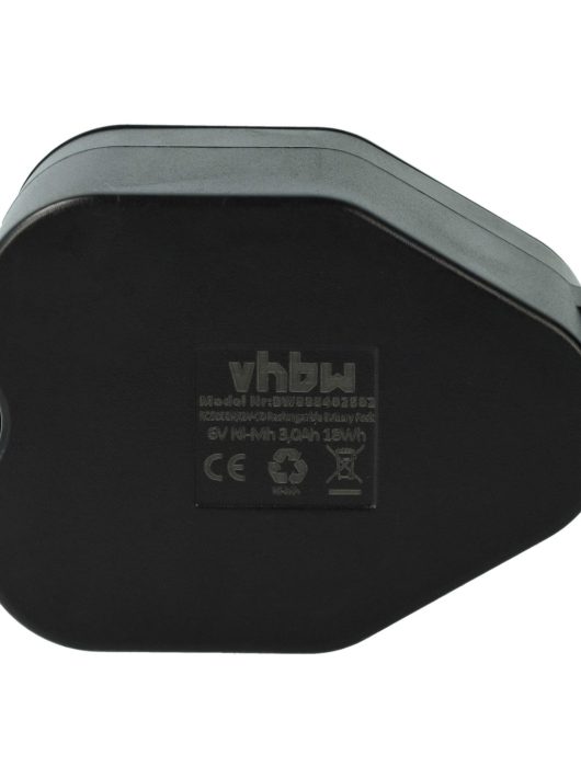 Akkumulátor 2.891-029.0-hoz - 3000mAh, 6V, NiMH