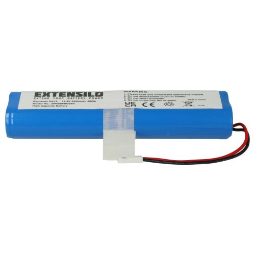 VHBW Battery iLife Ay-18650B4, 18650B4-4S1P-AGX-2, SUN-INTE-202 types - 3400 mAh, 14.4 V, Li-Ion