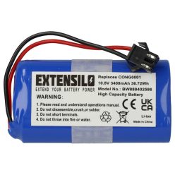 Cecotec CONG0001 akkumulátor  - 3400 mAh, 10,8 V, Li-Ion