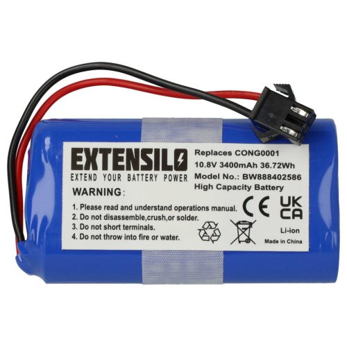 Cecotec CONG0001 akkumulátor  - 3400 mAh, 10,8 V, Li-Ion