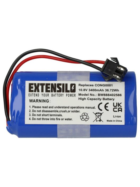 Cecotec CONG0001 akkumulátor  - 3400 mAh, 10,8 V, Li-Ion