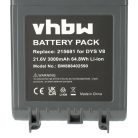 VHBW Akkumulátor Dysonhoz 215967-01/02, 215681, 967834-02, 215866-01/02 - 3000 mAh, 21,6 V, Li-Ion