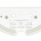 VHBW Roborock S50 Max Robotporszívó Felmosólap - ABS Műanyag, Piros/Átlátszó