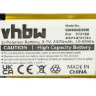 VHBW Drón távirányító elem DJI 973760, 1ICP10/37/61 2970mAh, 3,7V