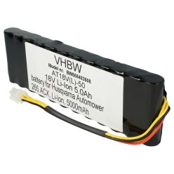   Fűnyíró akkumulátor Husqvarna 578 84 87-03, 578 84 87-01, 578 84 87-02 - 5000 mAh 18 V Li-Ion - Kertészeti eszköz